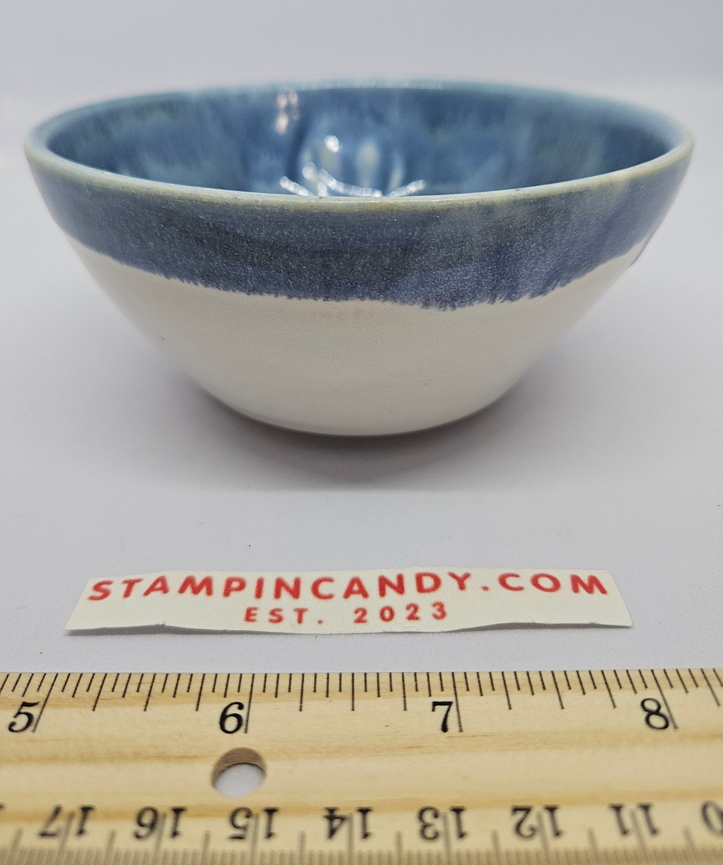 Blue and White Pottery Bowl