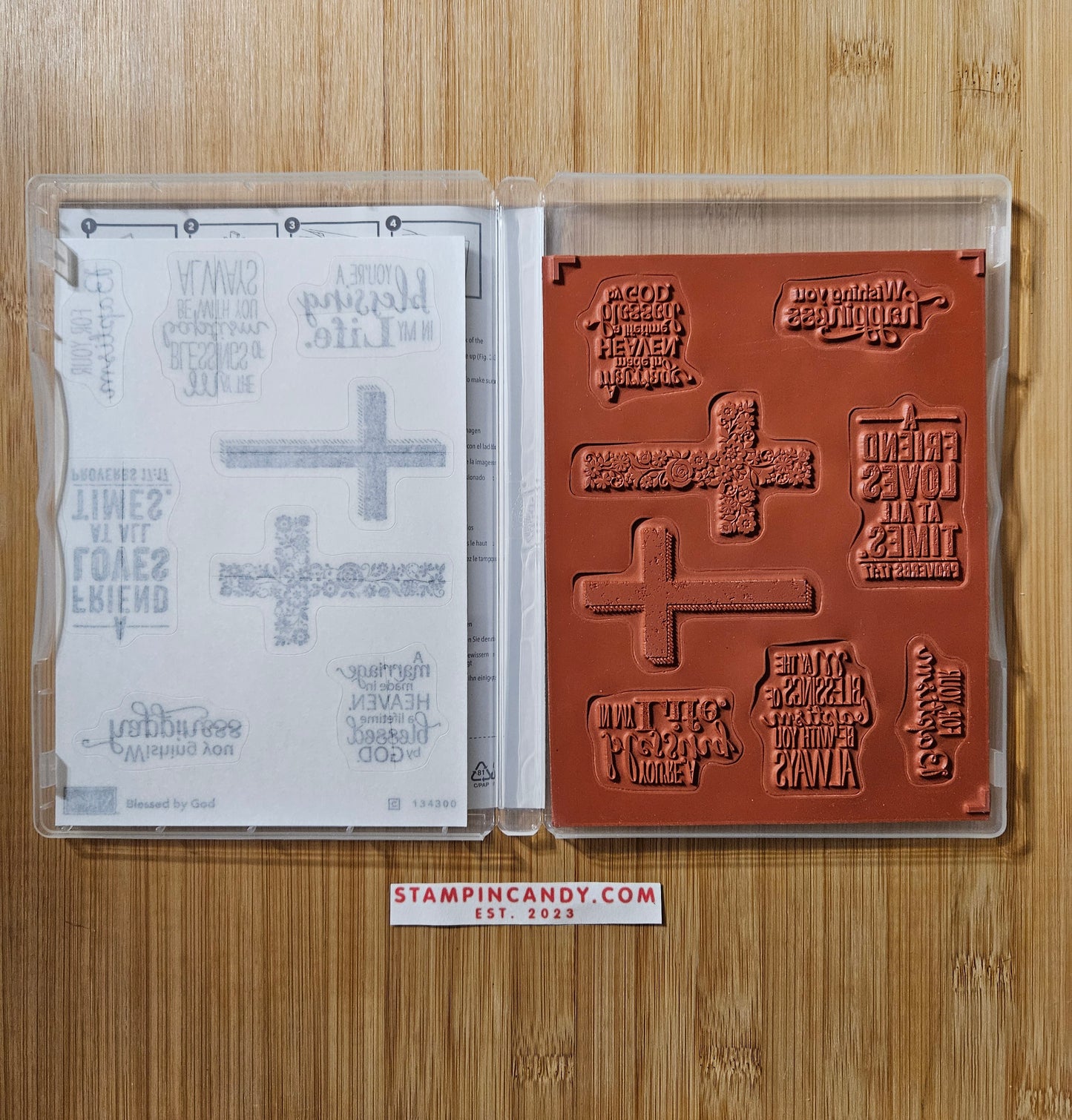 Stampin' UP! "Blessed by God'" Stamp Set