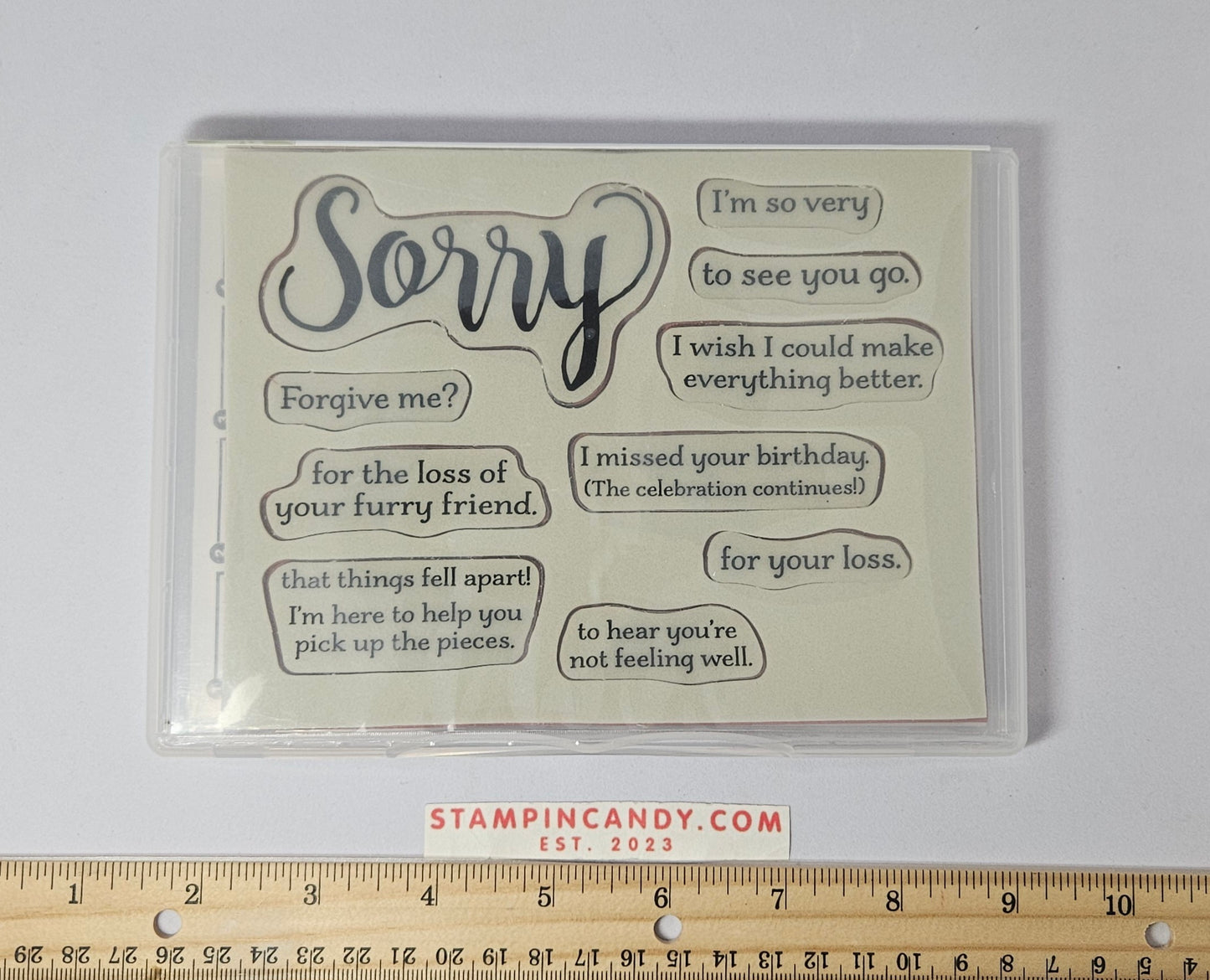 Stampin Up - Sorry for Everything