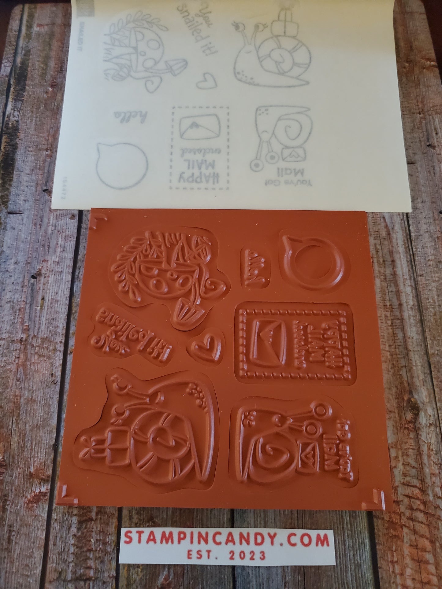 Stampin' UP! "Snailed It" Stamp Set with "Snail" Dies