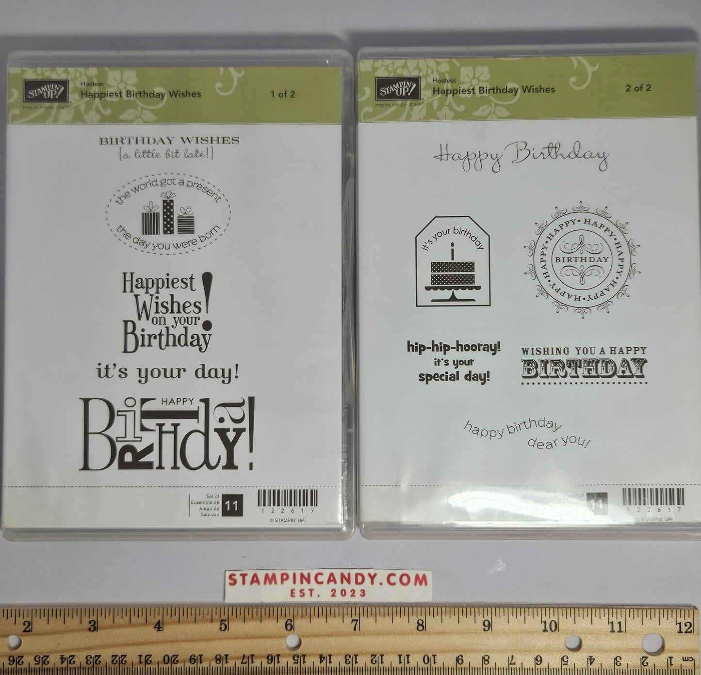Stampin Up - Happiest Birthday Wishes 1 + 2