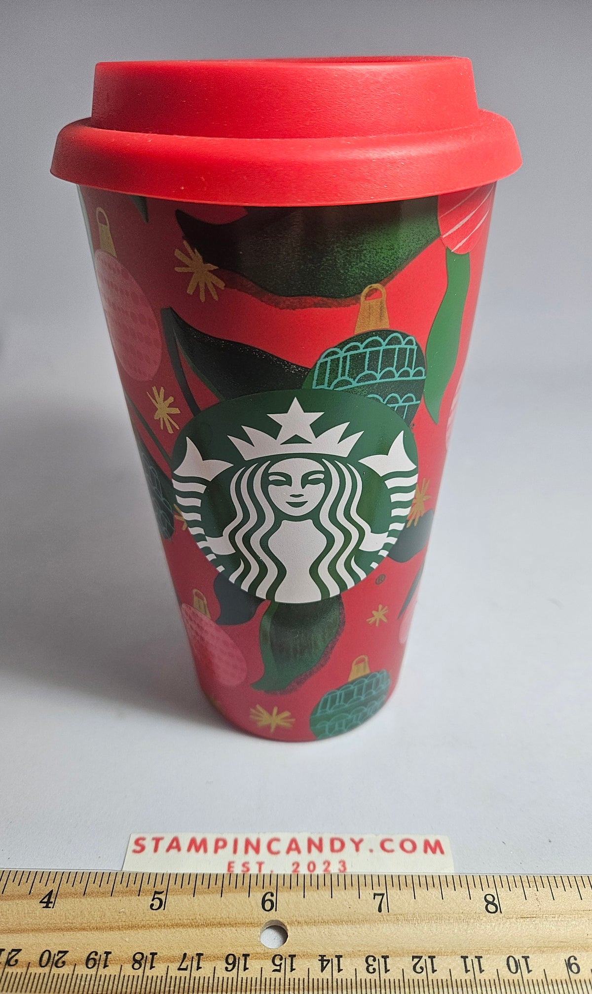Starbucks 2019 - 12 oz Christmas/Holiday Double-Walled Ceramic Tumbler