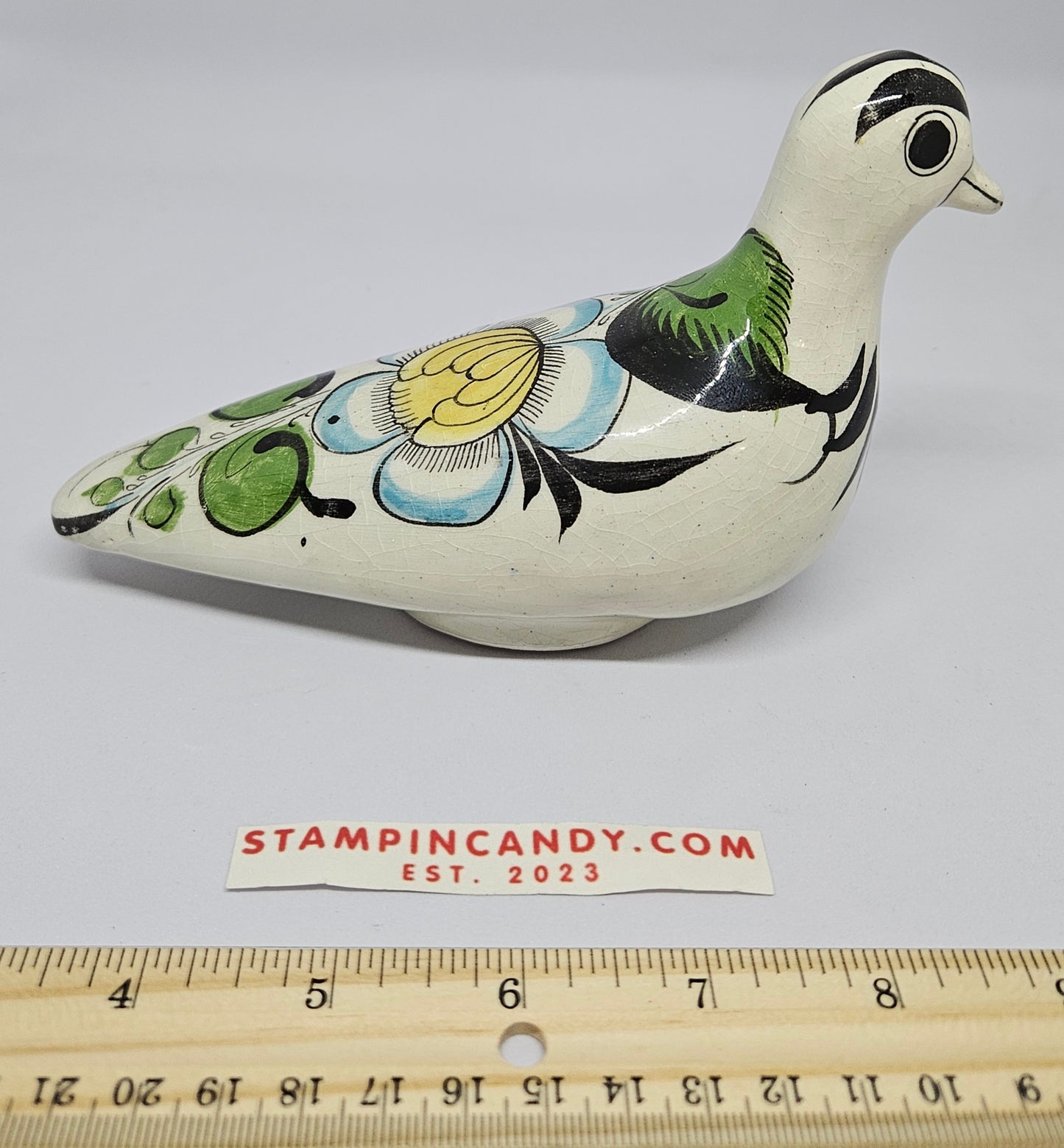 Mexican Pottery Art - Large Bird