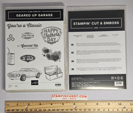 Stampin Up - Geared Up Garage with Garage Gears Dies