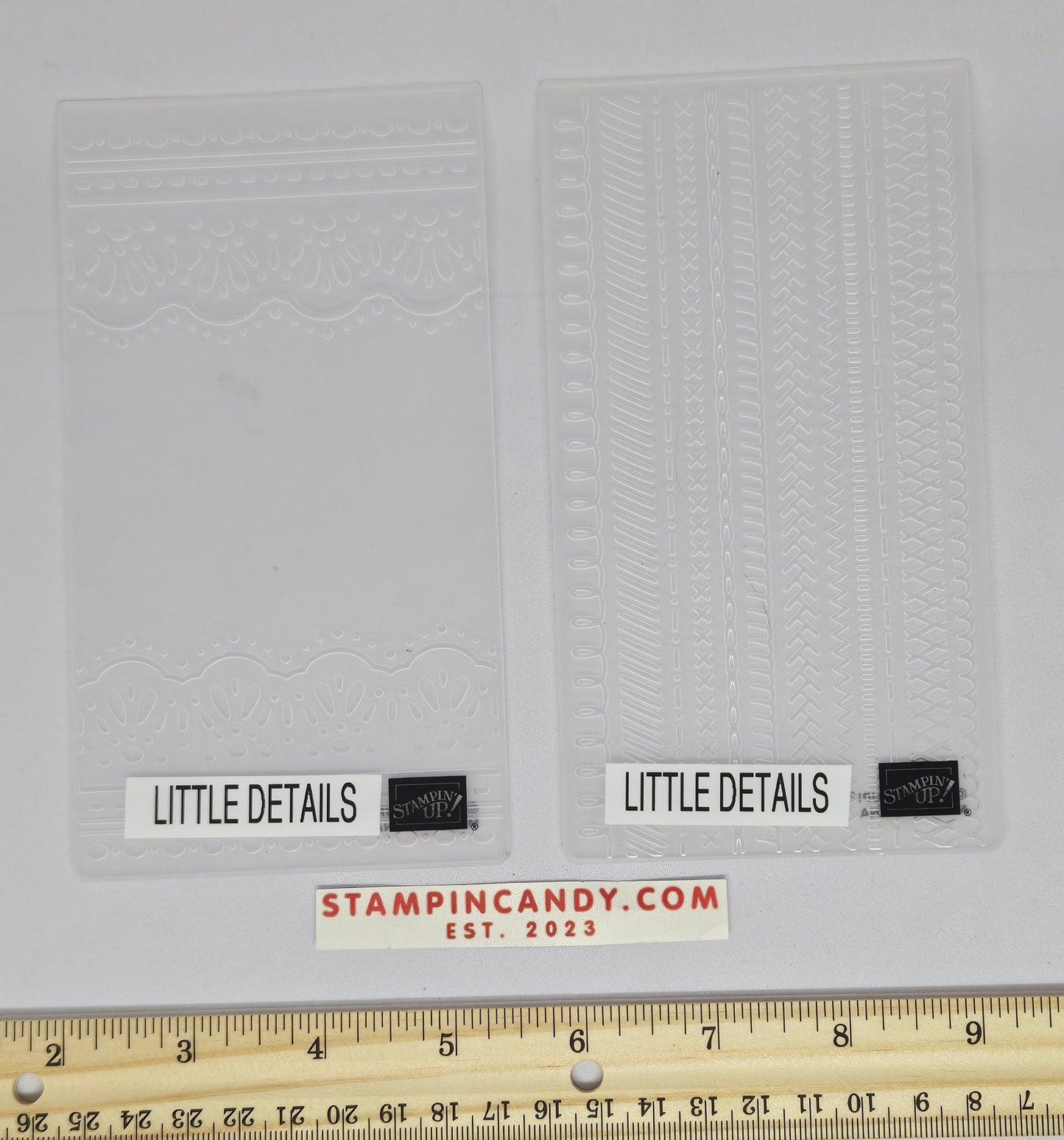 Stampin Up - Little Details Embossing Folders