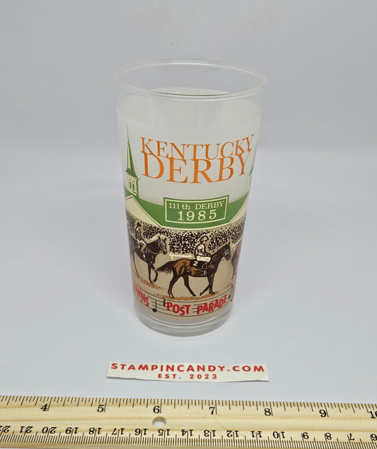 Kentucky Derby 1985 Drinking Glass