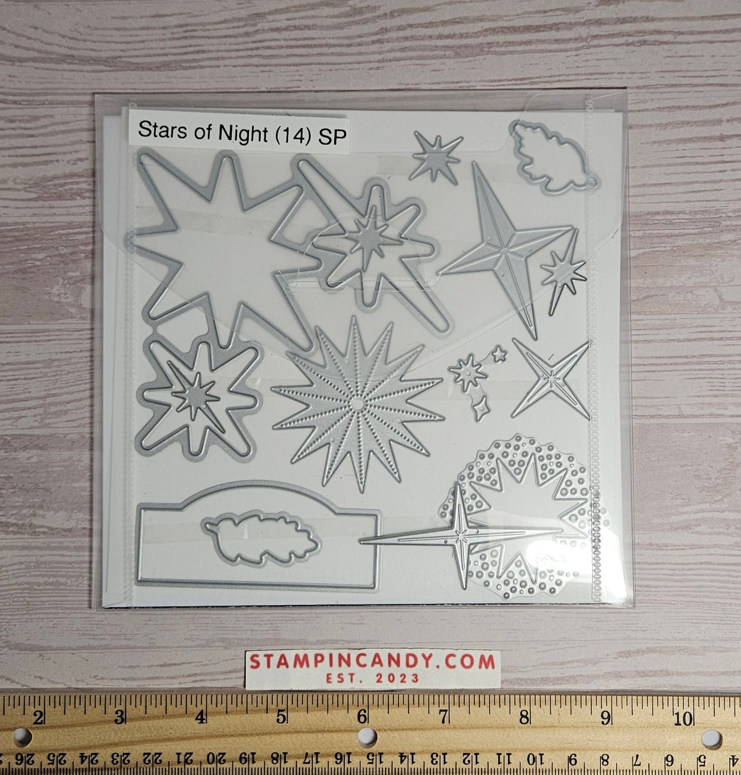 Stampin Up - Stars At Night + Stars At Night Dies + Embossing Folder