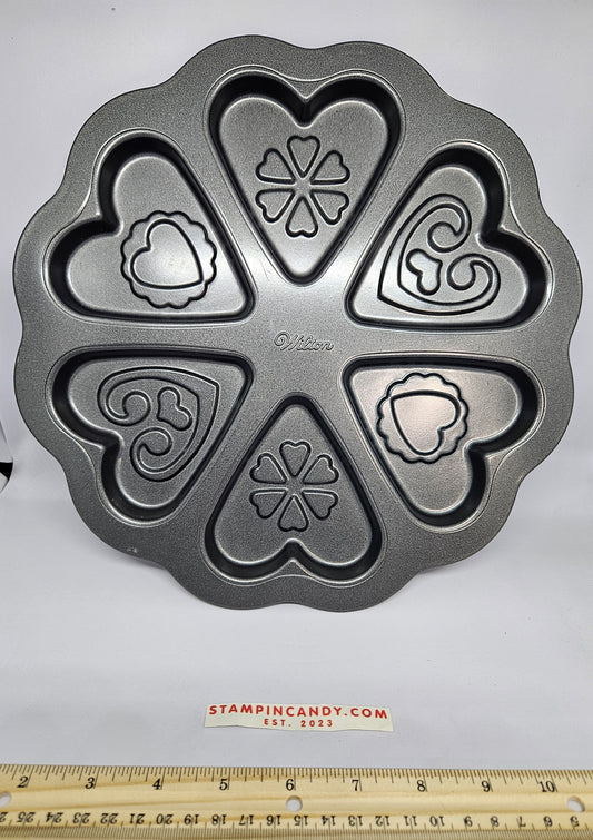 Wilton - Heart Shapes Brownie/Cookie Pan