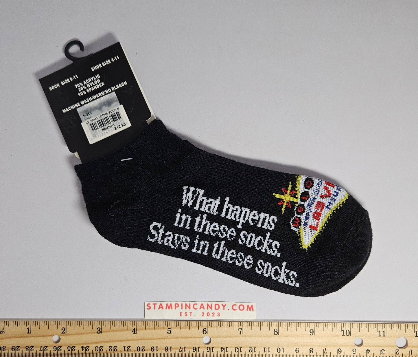 Las Vegas Size 9-11 Socks