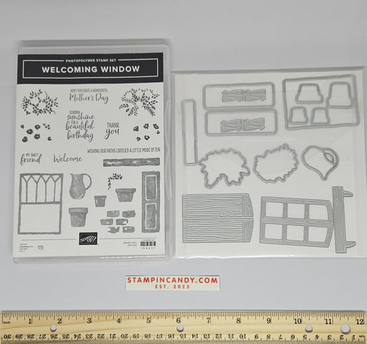 Stampin Up - Welcoming Window and "Window Flower Box" Dies