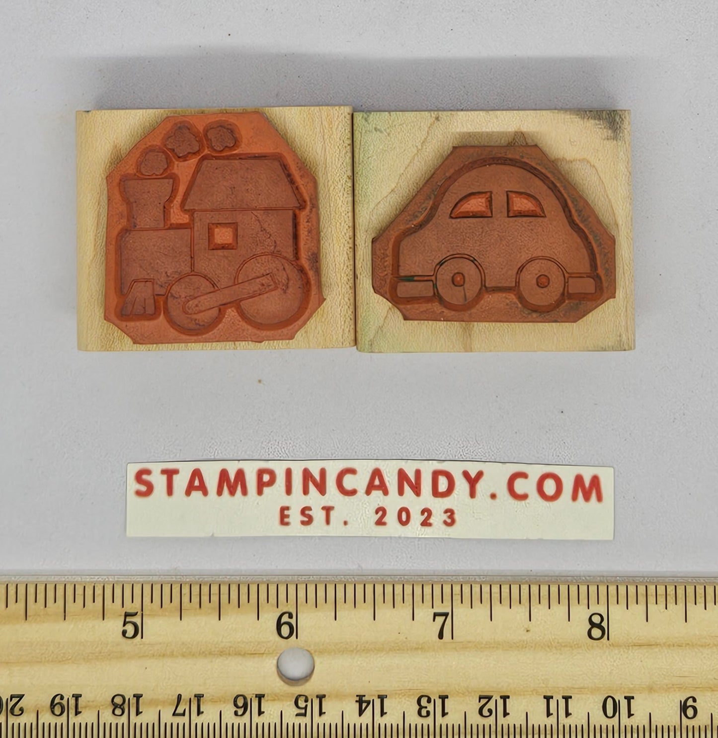 Train + Car Stamps - Stampin Up