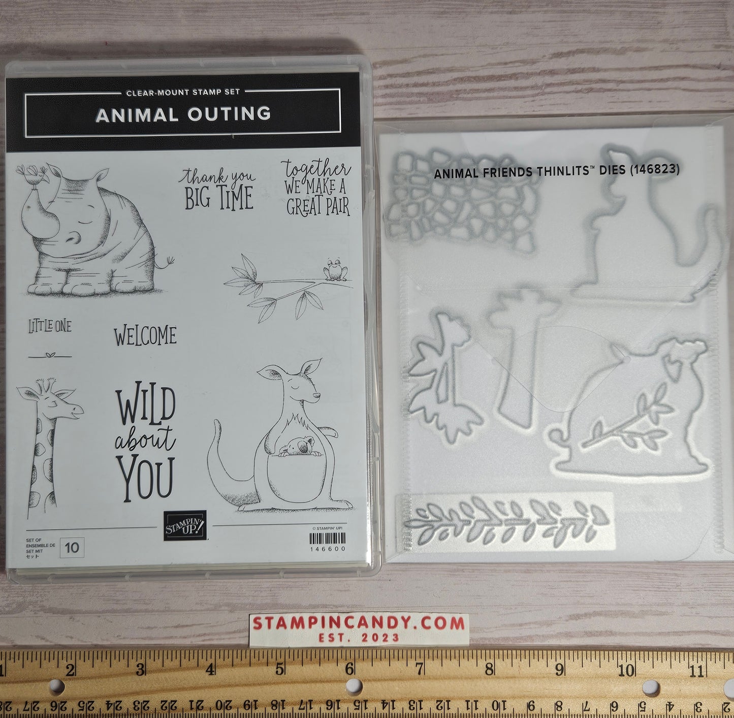 Stampin Up - Animal Outing with Animal Friends Dies