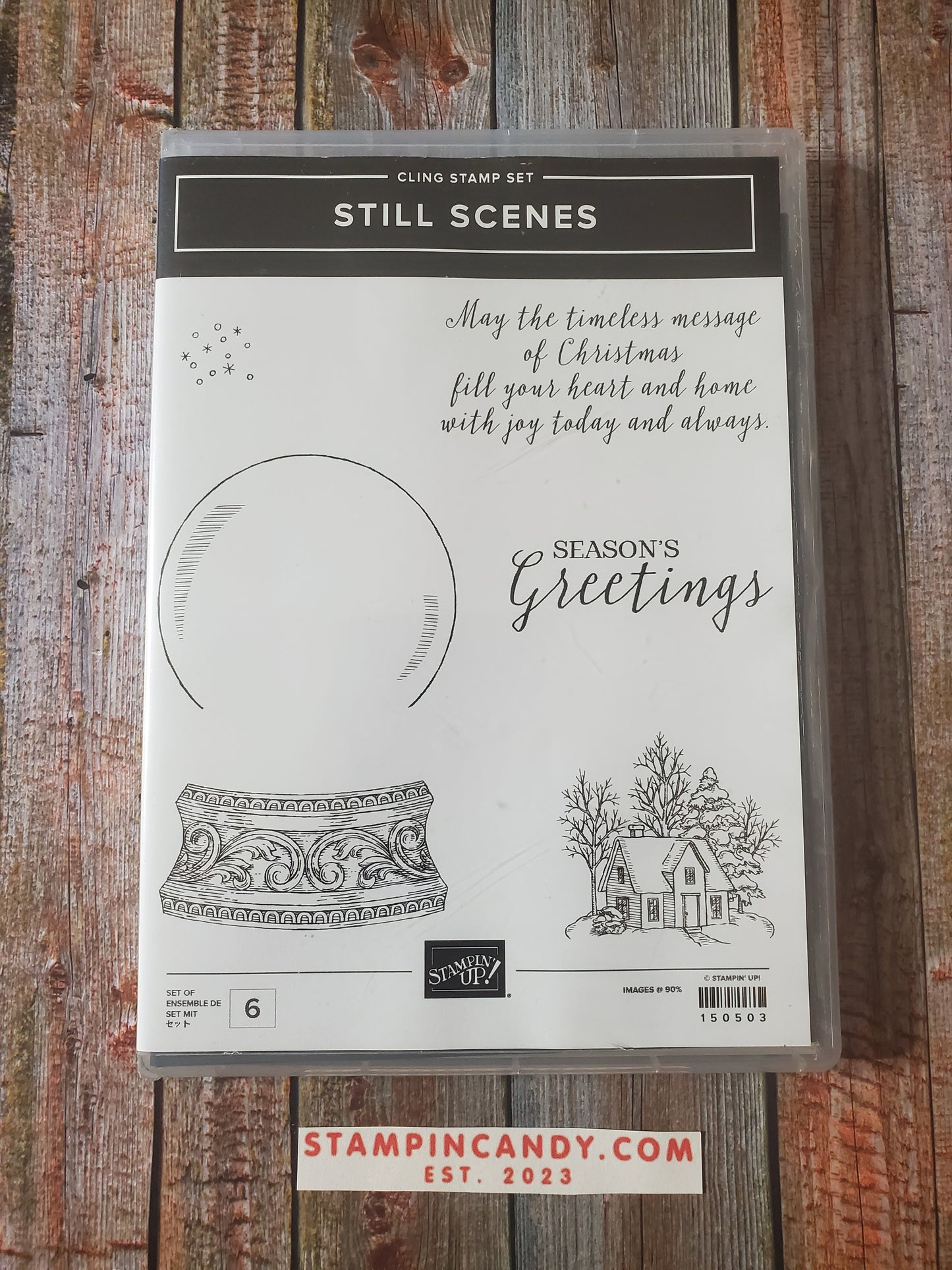 Stampin' UP! "Still Scenes" Stamp Set with "Snow Globe Scenes" Dies