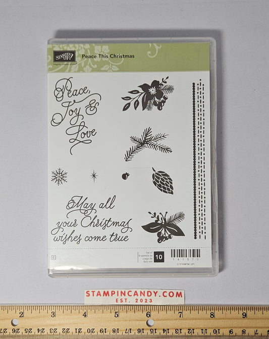 Stampin Up - Peace This Christmas *Missing 1 Star Stamp*