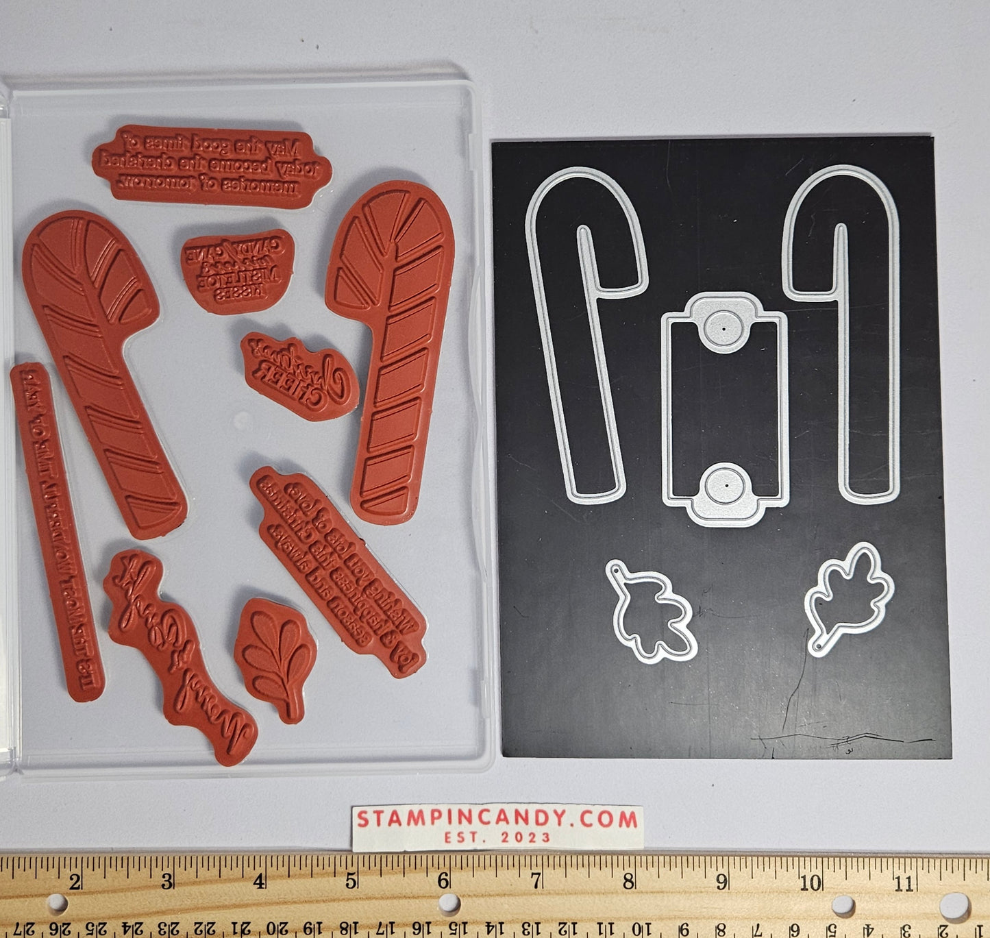 Stampin Up - Sweet Candy Canes with Dies