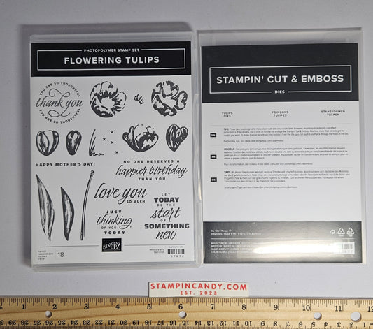 Stampin Up - Flowering Tulips with Tulips Dies