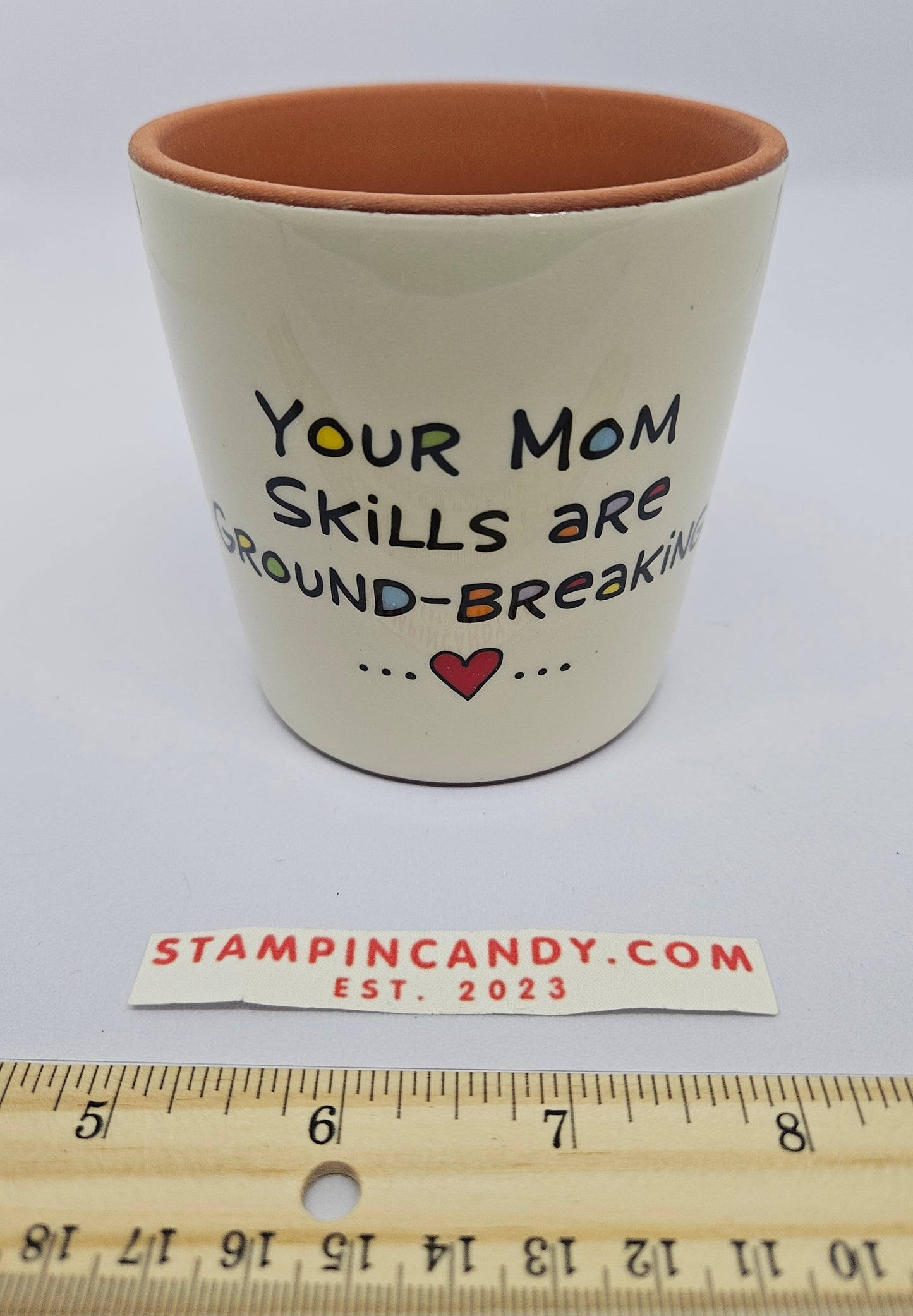 Cuppa Doodles - Our Name is Mud - Pottery Planter - Mom Mug