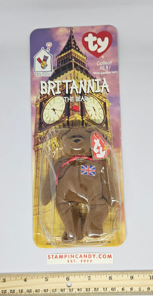 TY Beanie Baby - McDonald's - "Britania the Bear"