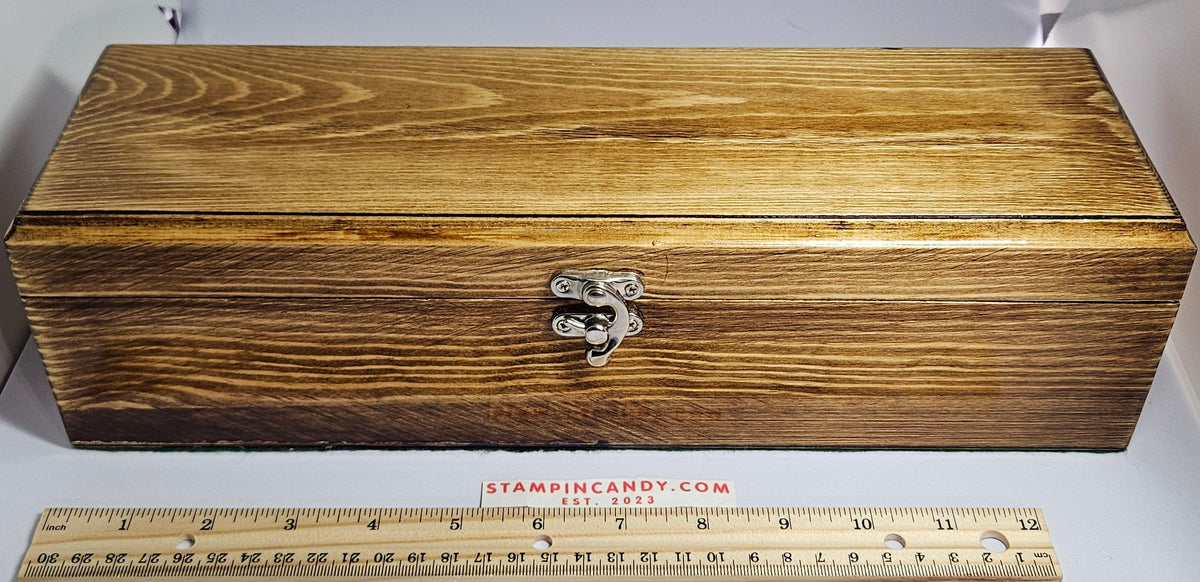 Handmade Apothecary Box with Removeable Tray and 6 Bottles