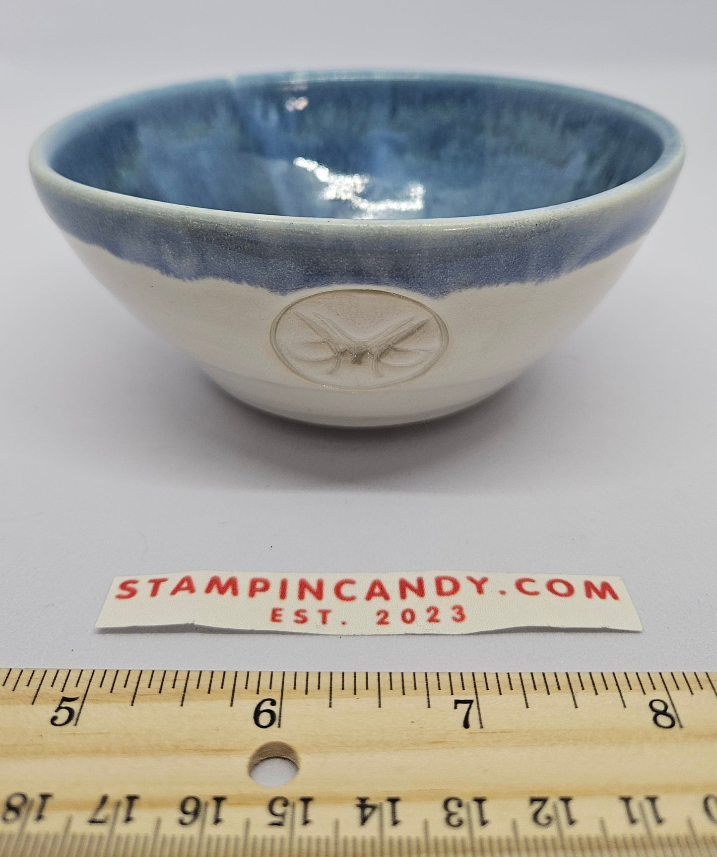 Blue and White Pottery Bowl