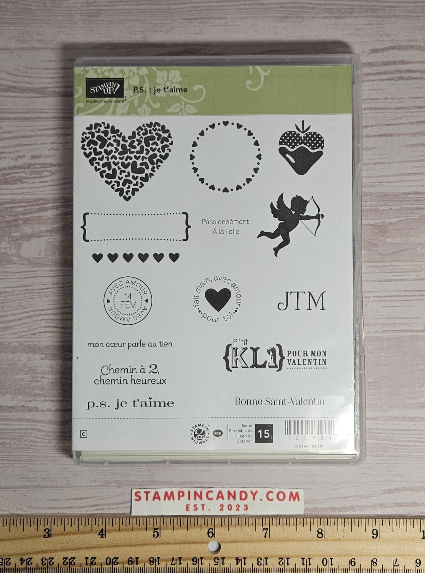 Stampin Up - P.S. je t'aime (I Love You)
