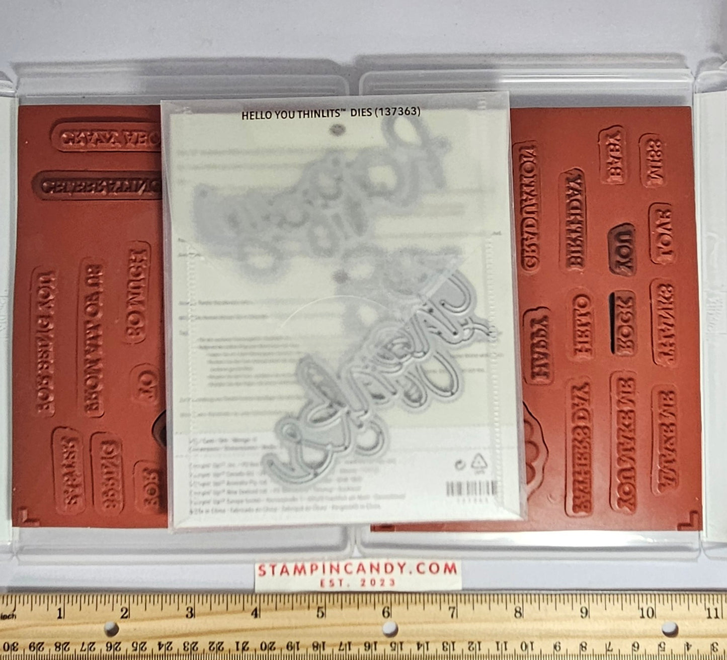 Stampin Up - Crazy About You (Sets 1 and 2 of 2) with Hello You Dies