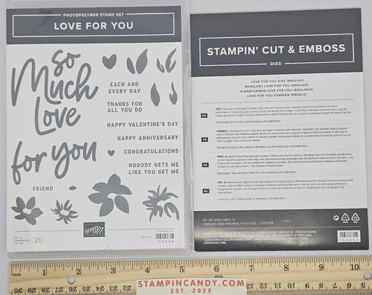 Stampin Up - Love For You with Love For You Dies