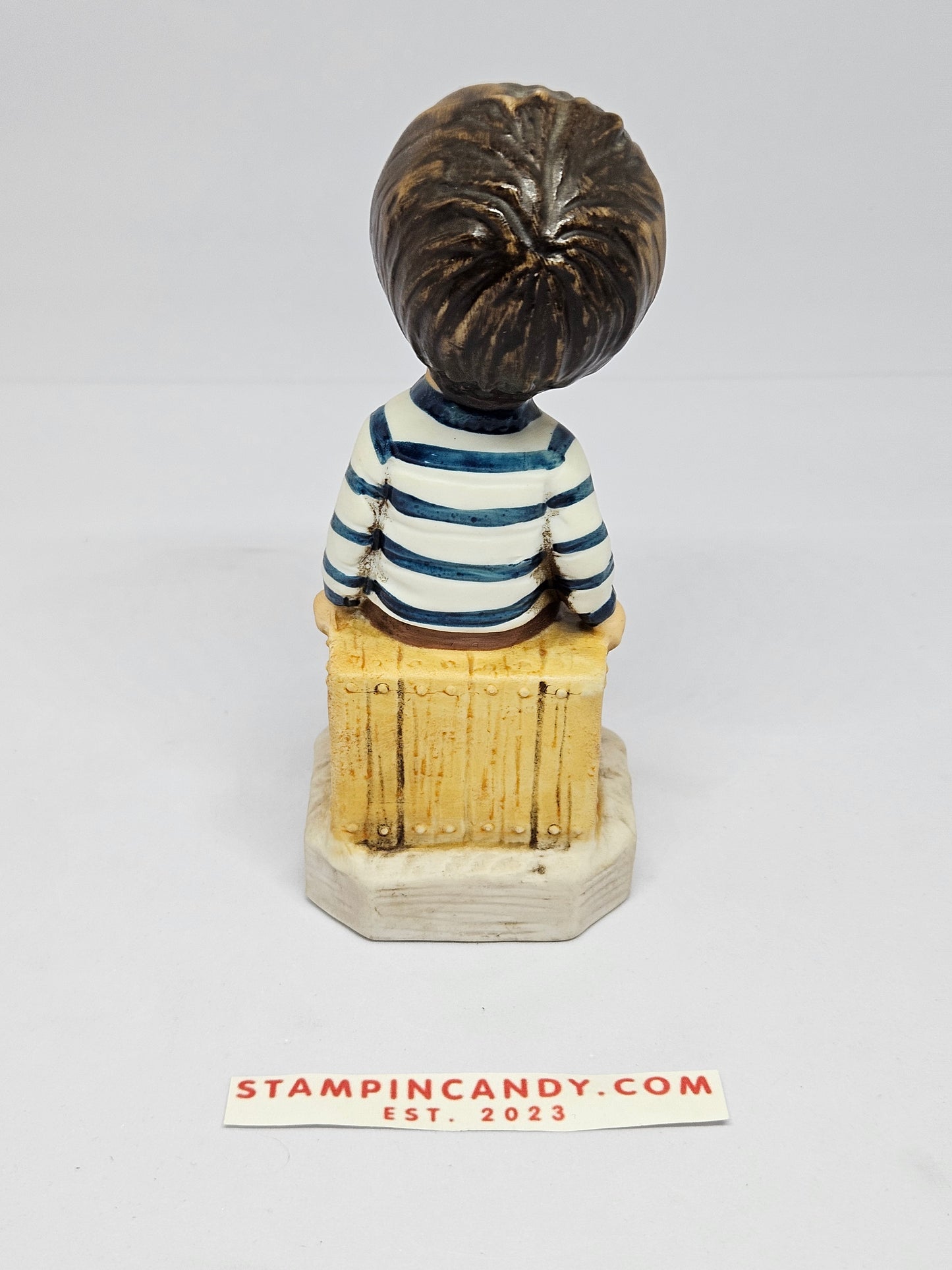 Vintage 1971 Moppets - Sitting Boy - By Fran Mar