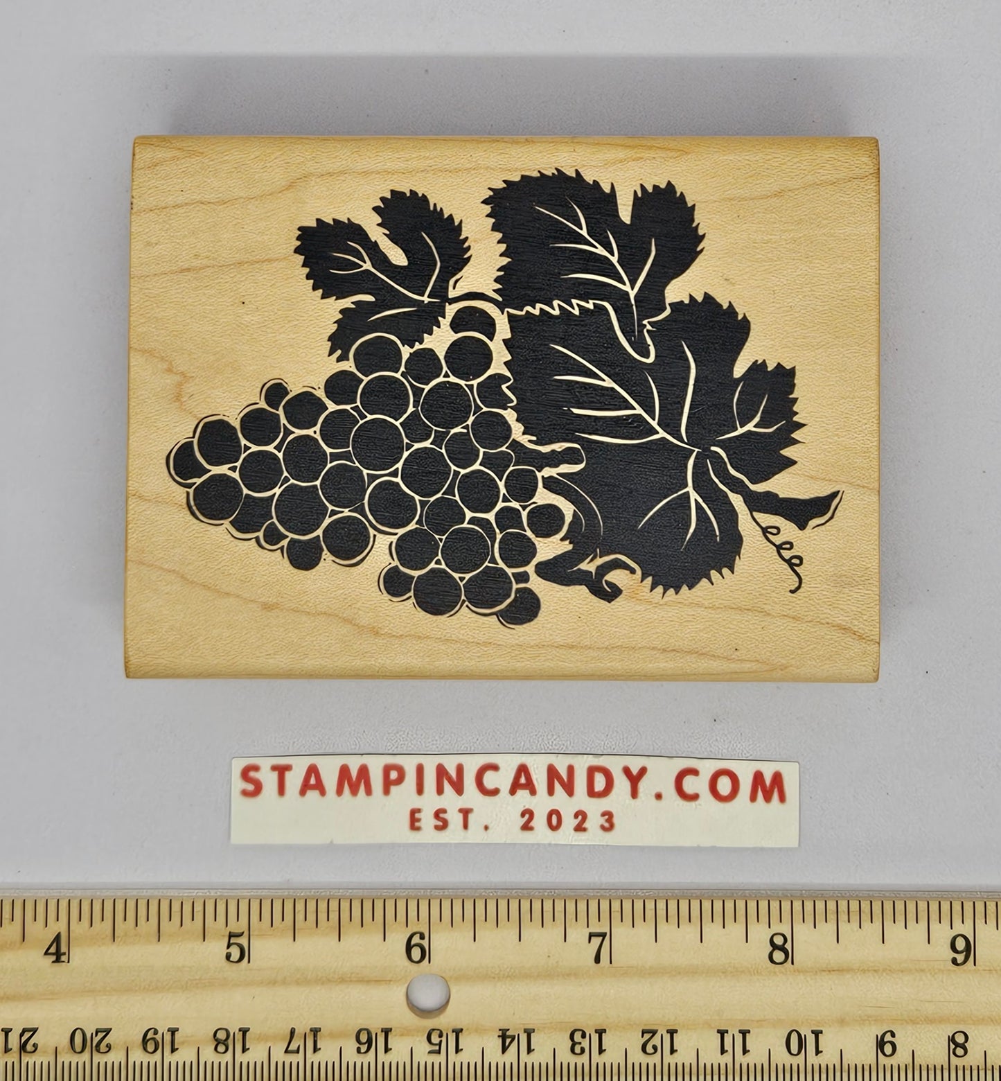 Grapes Stamp - A Stamp in the Hand N-1987