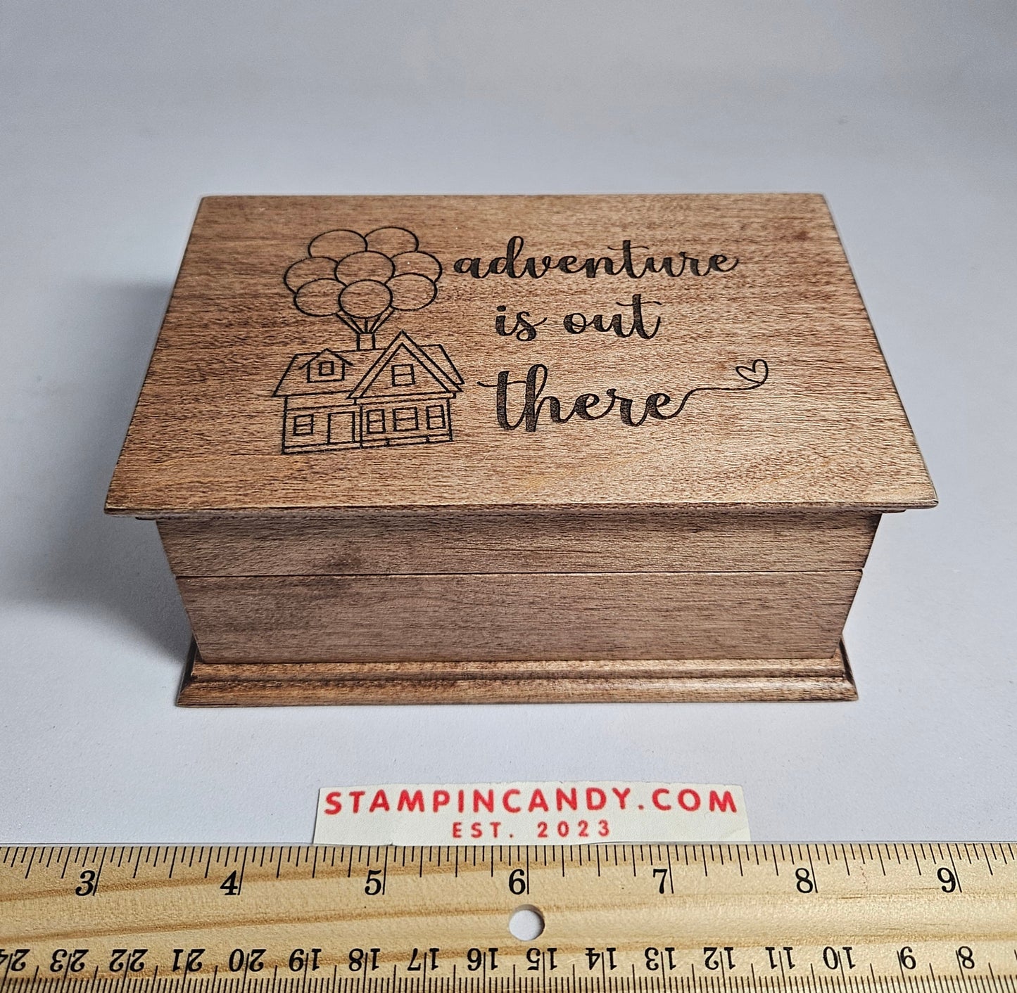 Disney's "UP" Music Box (Light Activated When Open) "Adventure is Out There"