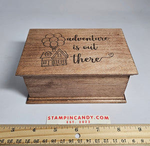 Disney's "UP" Music Box (Light Activated When Open) "Adventure is Out There"