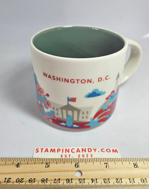 2016 Starbucks - Washington DC 14 oz Mug "You Are Here" Series *Chipped*