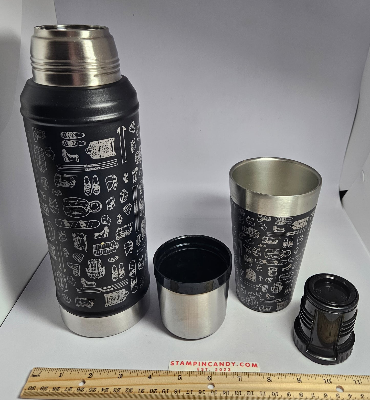 Stanley Thermos 1 Qt - Eddie Bauer Edition - With 16 Oz Matching Tumbler