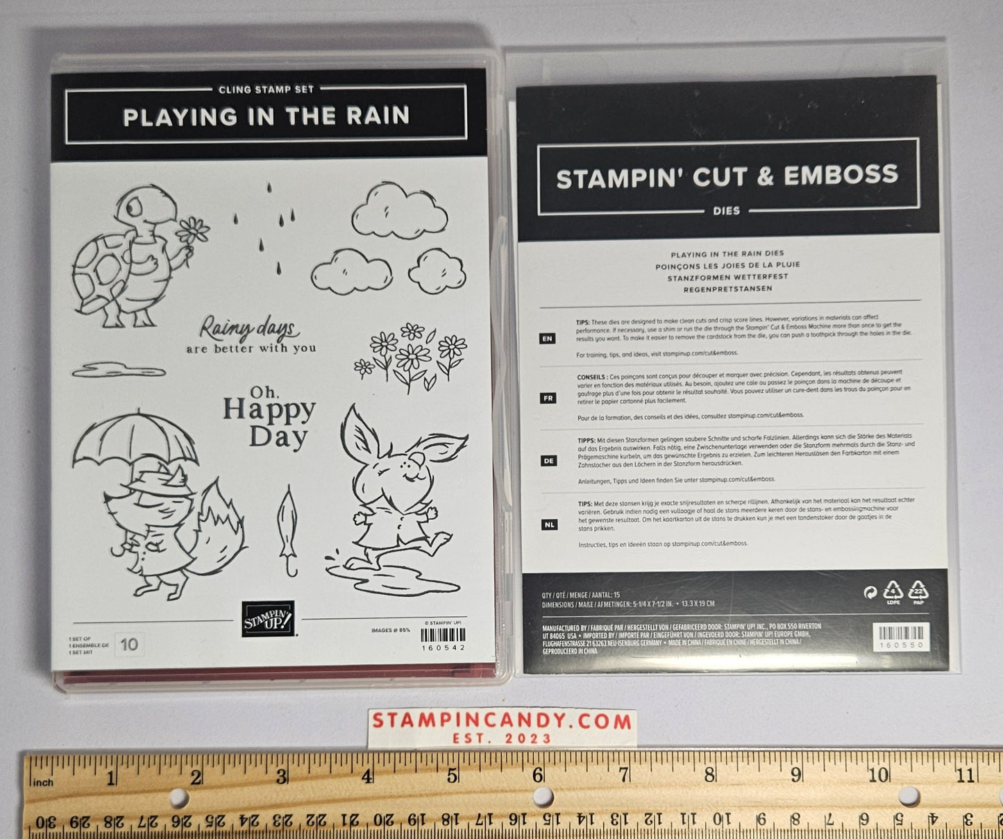 Stampin Up - Playing in the Rain with Dies