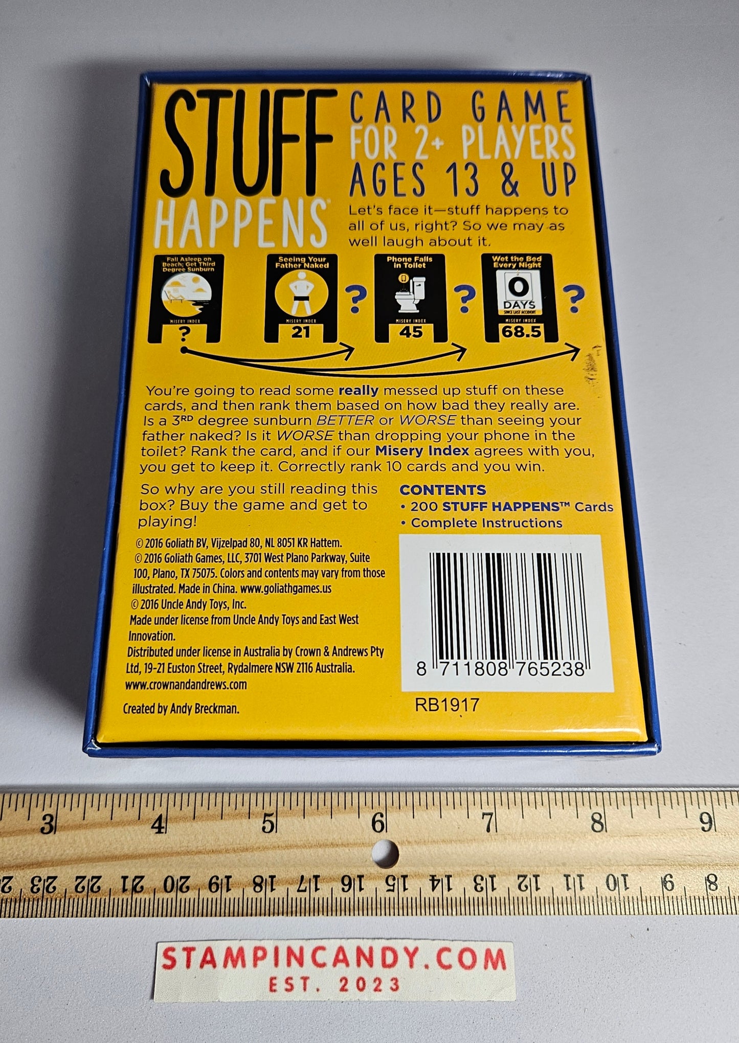 Stuff Happens Card Game