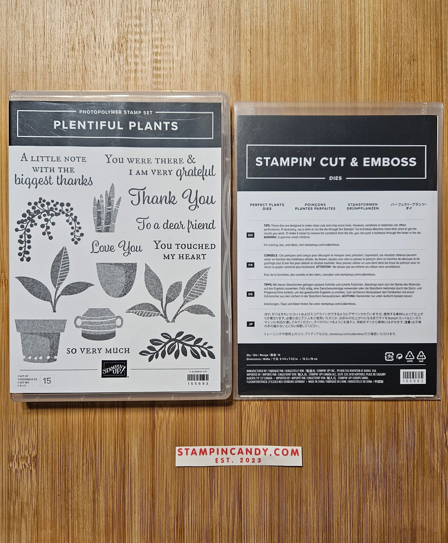 Stampin' UP! "Plentiful Plants" Stamp Set with "Perfect Plants" Dies