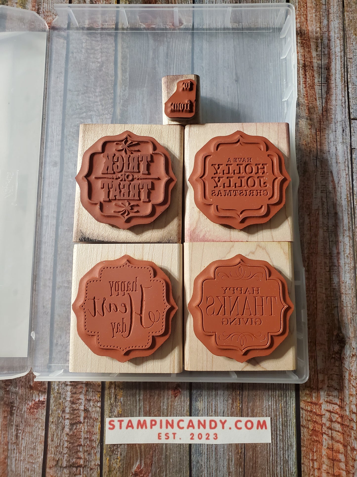 Stampin' UP! "Tags 4 You" Stamp Set (Wood Block)