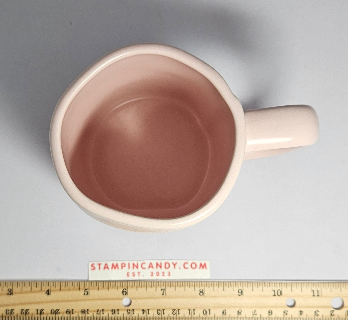 Rae Dunn "Teacher" Pink Mug