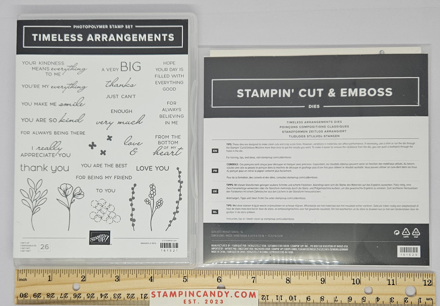 Stampin Up - Timeless Arrangements with Timeless Arrangements Dies