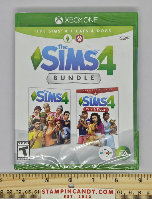 XBox One - The Sims 4 Bundle (Full Game plus Cats & Dogs Expansion Pack)