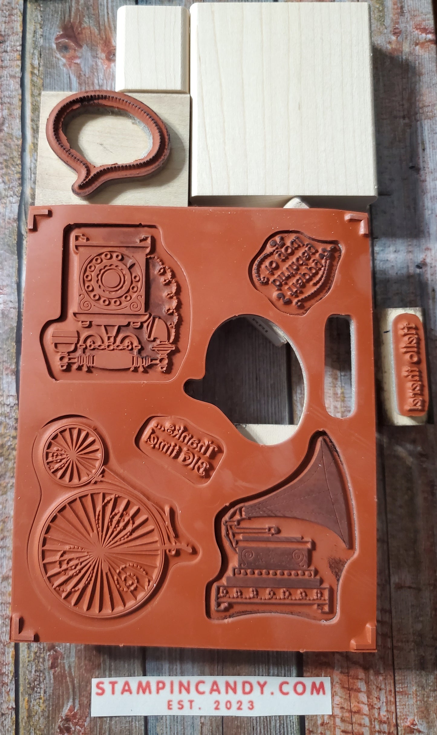 Stampin' UP! "Timeless Talk" Stamp Set (Wood Block)