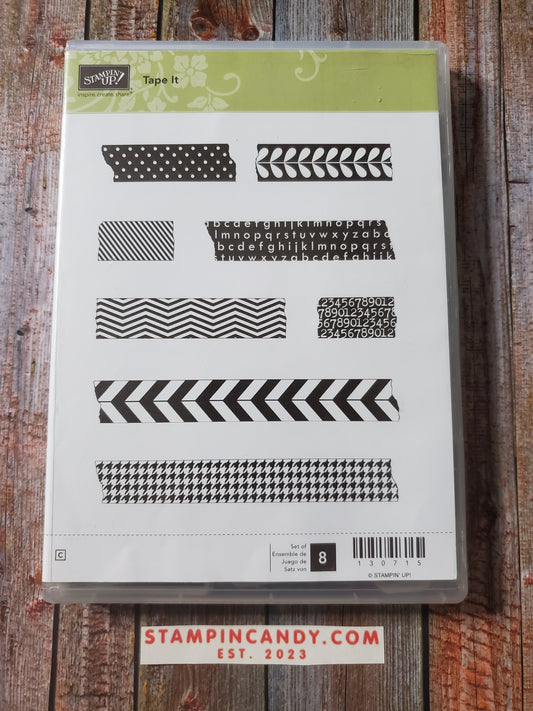 Stampin' UP! "Tape It" Stamp Set