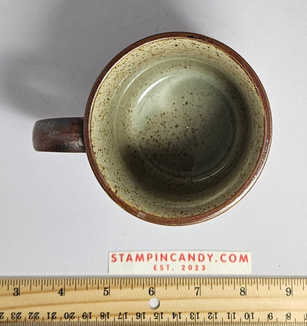 Vintage Japanese Brown Stoneware Mug