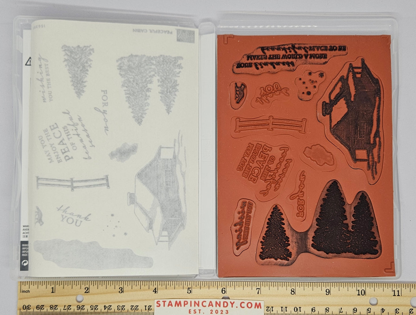 Stampin Up - Peaceful Cabin with Cabin Dies