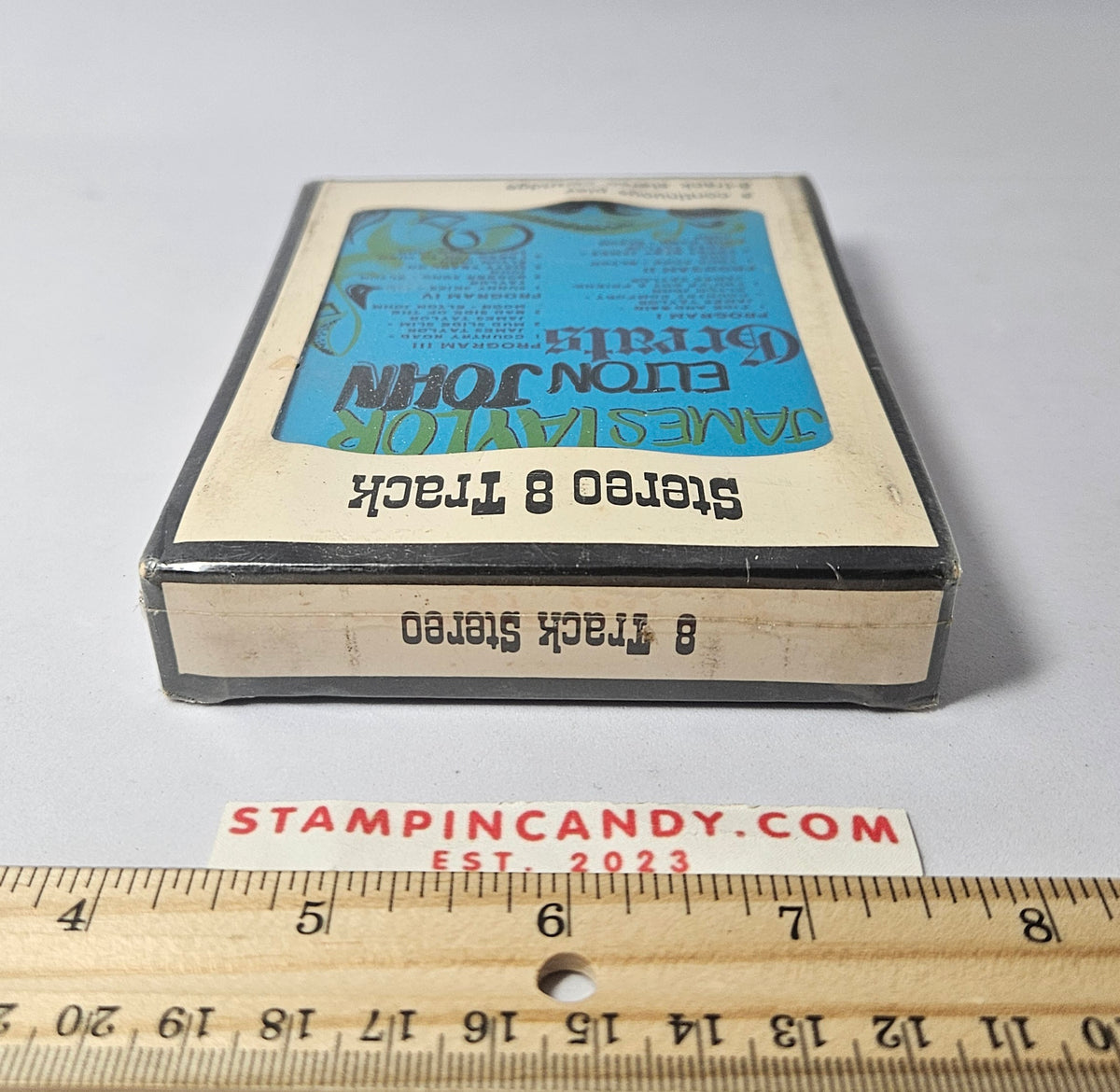 James Taylor / Elton John Greatest Hits Stereo 8 Track Cartridge