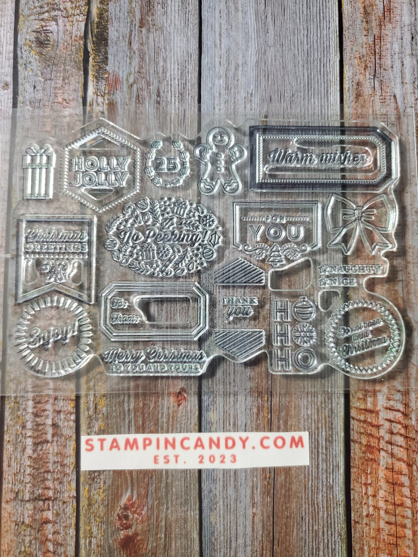 Stampin' UP! "Tags & Tidings" Stamp Set with "Christmas Tags" Dies