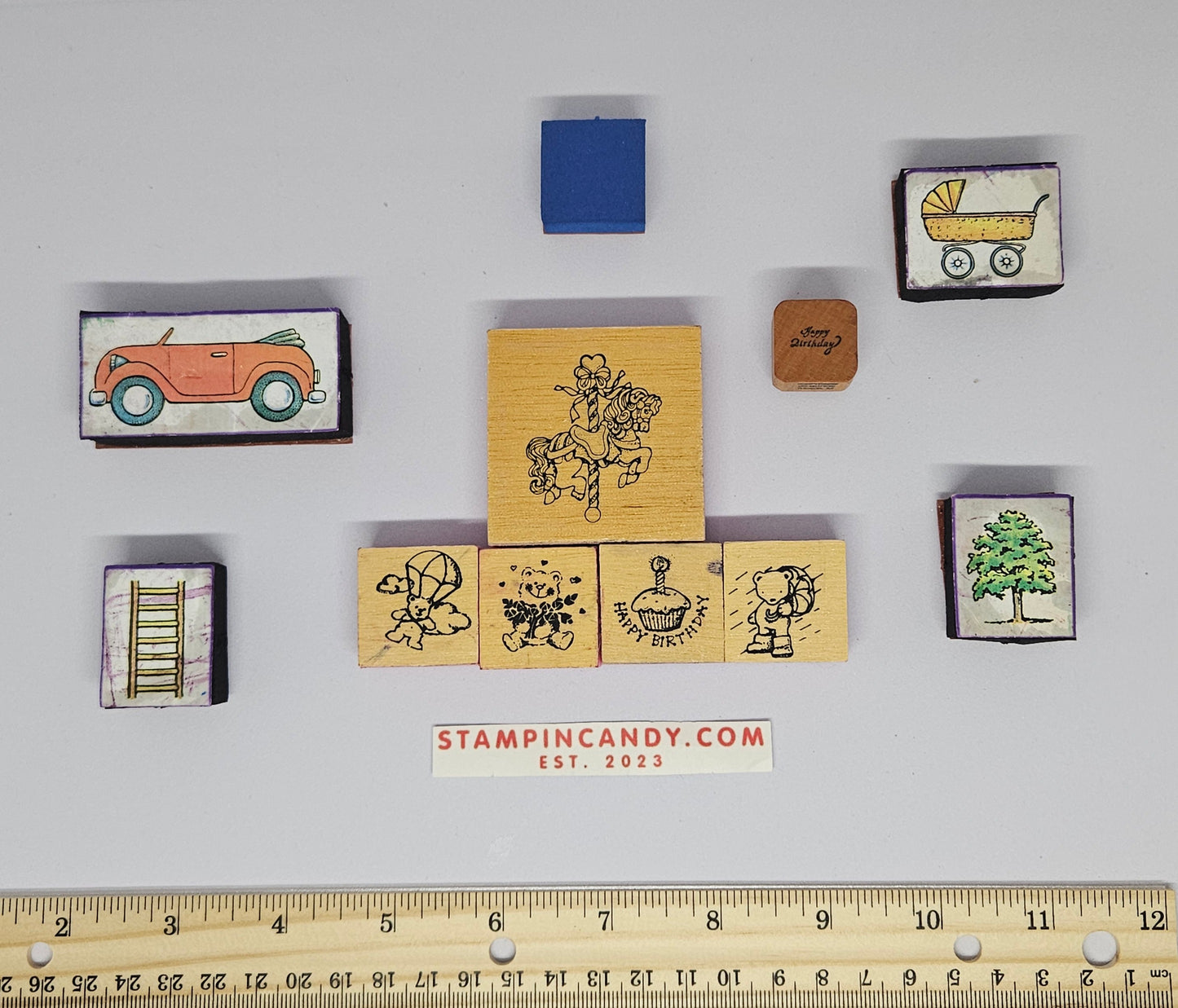 11 Random Stamps - Different Companies