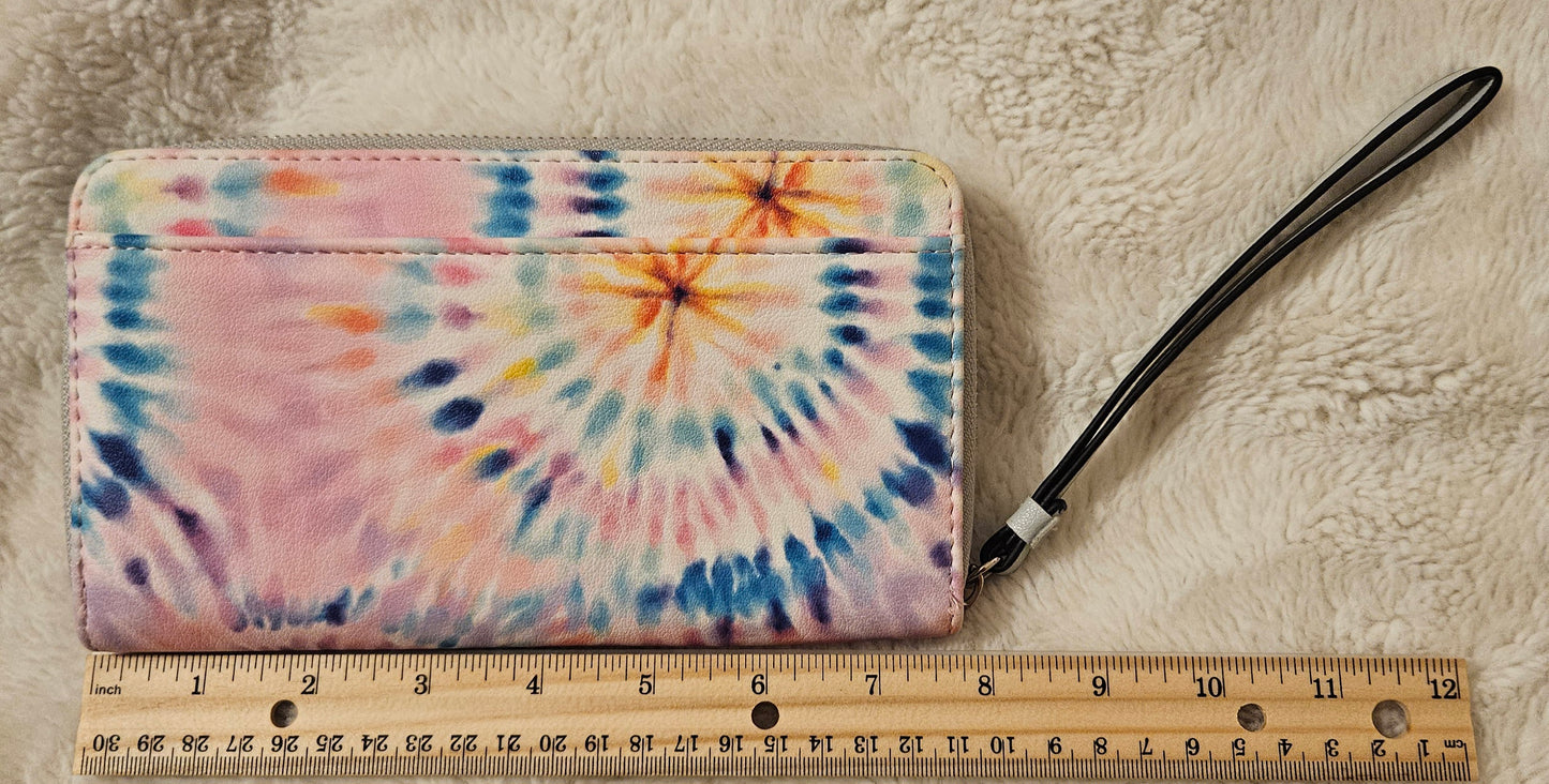 Pink Tye Dye Wallet