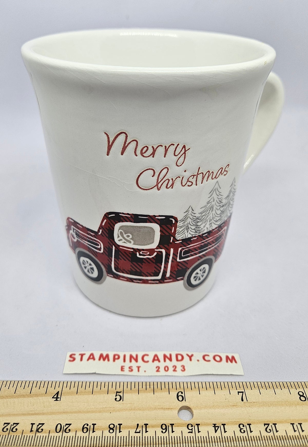 Merry Christmas Truck Mug