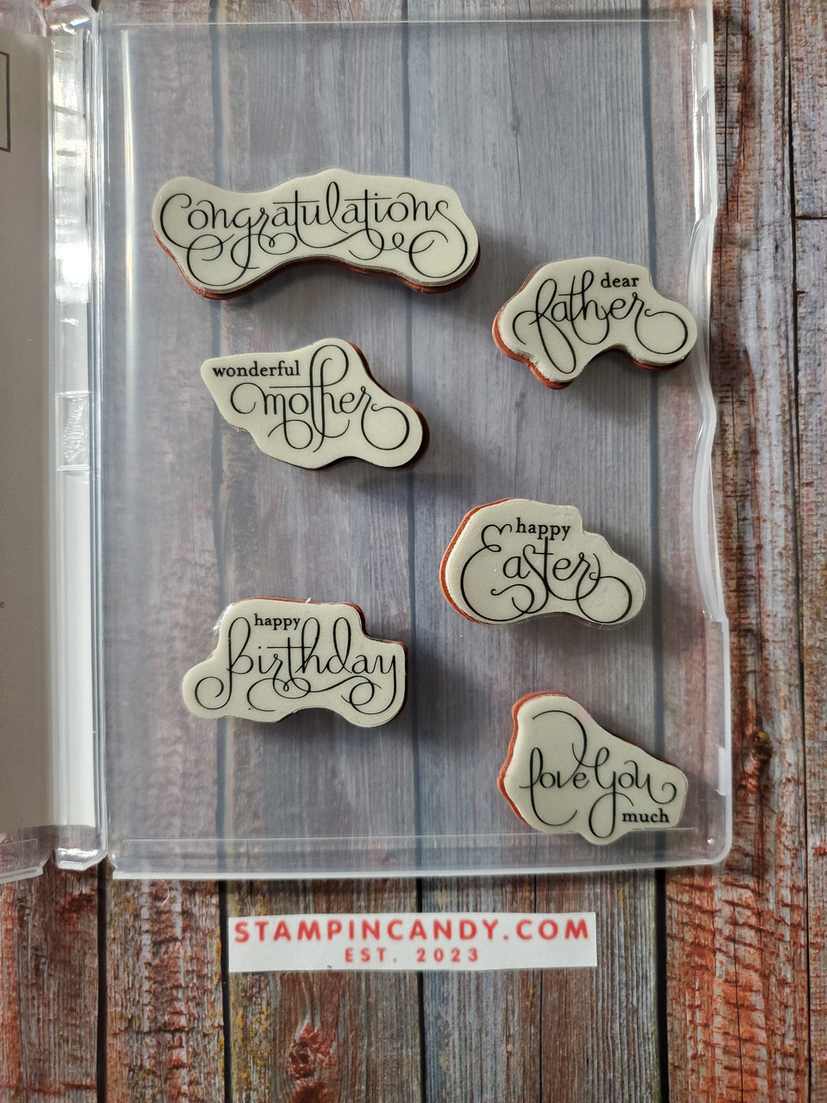 Hand Scripted Stamps Stampin' UP!